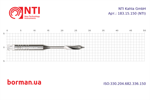 Эндодонтический инструмент, тип RA, 183.15.150, NTI, Германия Фото 1