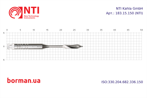 Ендодонтичний інструмент, тип RA, 183.15.150, NTI, Німеччина Фото 1