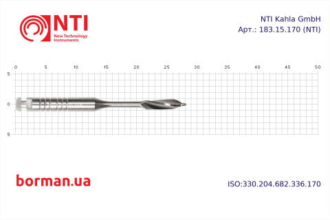 Ендодонтичний інструмент, тип RA, 183.15.170, NTI, Німеччина Фото 1