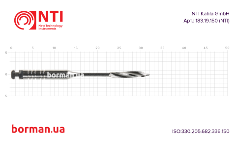 Эндодонтический инструмент, тип RAL, 183.19.150, NTI, Германия Фото 1