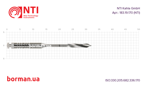 Эндодонтический инструмент, тип RAL, 183.19.170, NTI, Германия Фото 1
