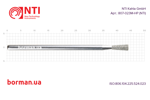 Бор алмазный, тип HP, 807-023M-HP, NTI, Германия Фото 1