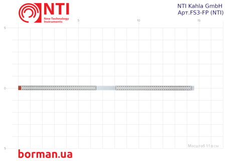 Штрипсы алмазные, FS3-FP, NTI, Германия Фото 1