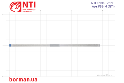 Штрипсы алмазные, FS3-M, NTI, Германия Фото 1
