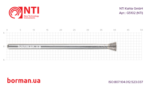 Бор алмазный "спеченый", тип HP, G5102, NTI, Германия Фото 1