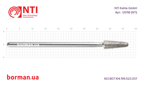Бор алмазный "спеченый", тип HP, G5118, NTI, Германия Фото 1